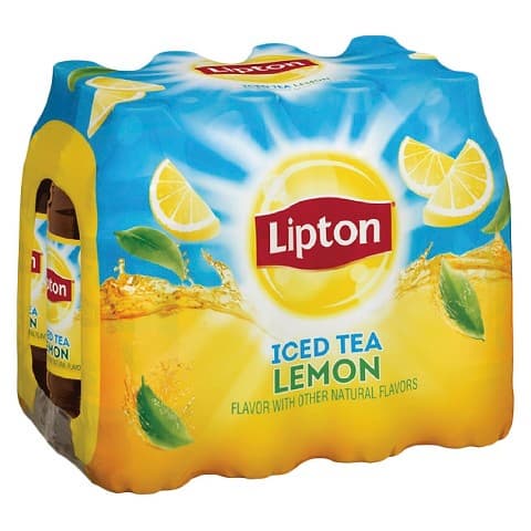LIPTON ICE TEA CANS AND PET BOTTLES